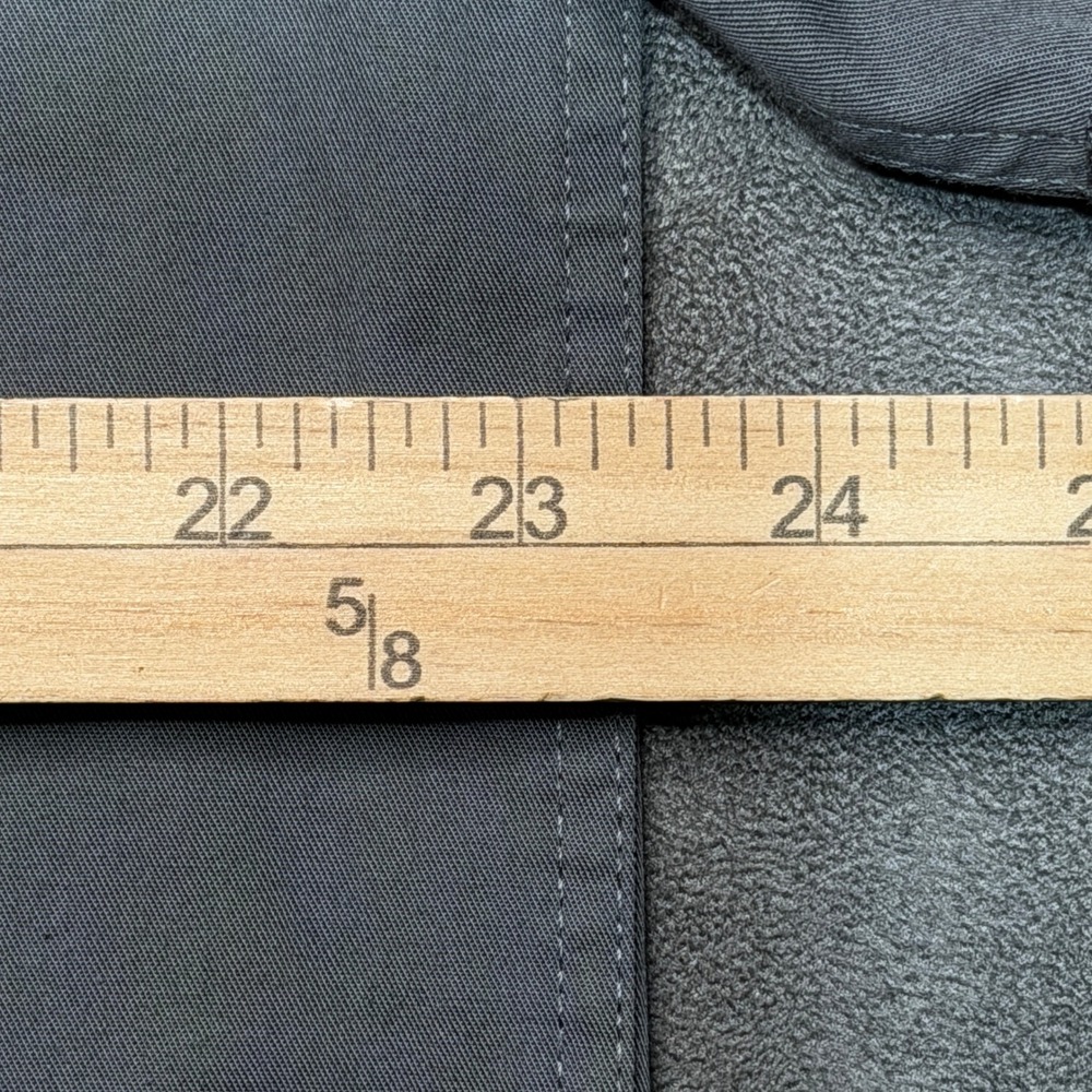 Dixxon Workforce Shirt Mens Large Gray Short Sleeve Button Up Workwear Utility - Picture 8 of 12
